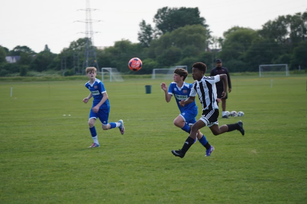 Match action on the pitch